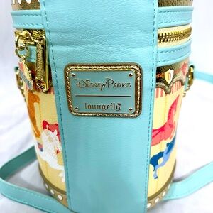 Loungefly Disney Parks King Arthur' Carousel Crossbody